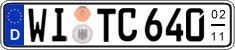 German license plate, Seasonal plates