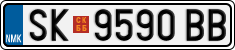 License plate of North Macedonia, Regular plates (2012)