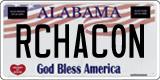 Alabama, Vanity Plates