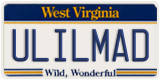West Virginia, Vanity Plates