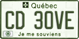 Quebec, Diplomatic (CC/CD 1234)