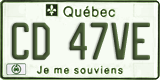 Quebec, Diplomatic (CC/CD 1234)