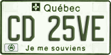 Quebec, Diplomatic (CC/CD 1234)