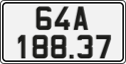 License plate of Vietnam, Cars