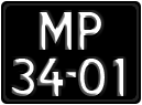 License plate of Portugal, Regular plates