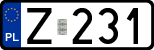 License plates of Poland, Regular car plates