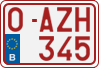 License plate of Belgium, Regular plates (2010)