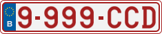 License plate of Belgium, Vanity Plates (2010)