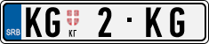 License plate of Serbia, Vanity Plates