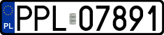 License plates of Poland, Regular car plates