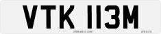 License plate of the United Kingdom, 1963 year system