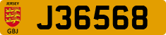 License plate of Jersey, Regular plates (J123456)