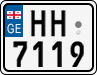 License plate of Georgia, Motorcycles (2014)