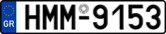 License plate of Greece, Cars