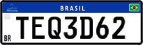 License plate of Brazil, Private owners (Mercosul)