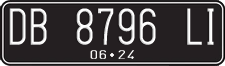 License plate of Indonesia, Regular plates