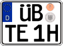 German license plate, Plates for oldtimers (type 