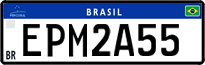 License plate of Brazil, Private owners (Mercosul)