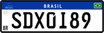 License plate of Brazil, Private owners (Mercosul)