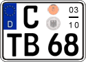 German license plate, Seasonal plates