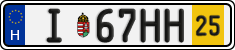 license plates of Hungary, Temporary (2022)