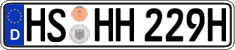 German license plate, Plates for oldtimers (type 