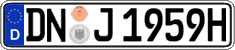 German license plate, Plates for oldtimers (type 