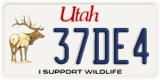 Utah, Specialty plates (12AB3)