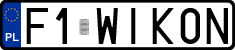 License plates of Poland, Vanity Plates