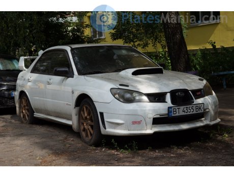 BT 4355 BK, Subaru Impreza WRX STi