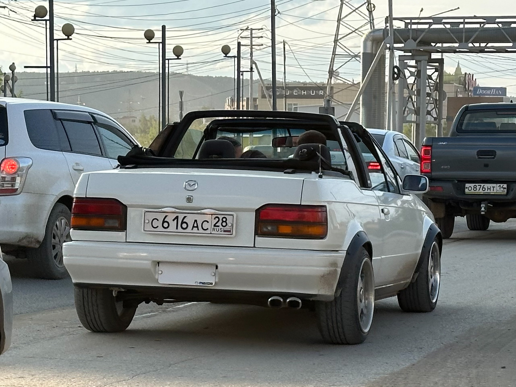 с 616 ас 28, Mazda Familia 5th gen Turbo Cabriolet (BF), 1985–1989