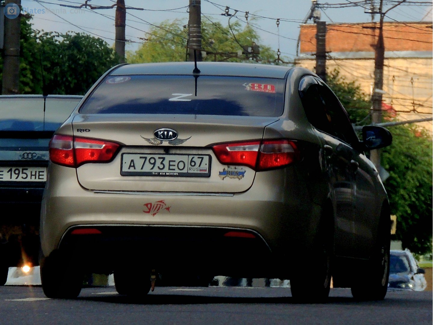 а 793 ео 67, Kia Rio 3rd gen Sedan (QB; CIS-market), 2011–2015