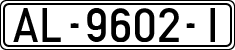 License plates of Spain, 1971 year series