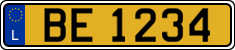 BE 1234