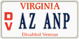 Virginia, Vanity Plates