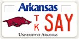 Arkansas, Specialty plates (AB XXXX / XXXXX)