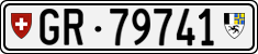 License plate of Switzerland, Cars