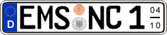 German license plate, Seasonal plates