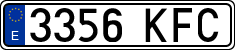 License plates of Spain, Ordinary (2000)