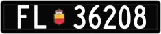 License plate of Liechtenstein, Cars