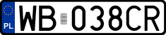 License plates of Poland, Regular car plates