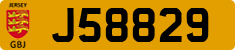 License plate of Jersey, Regular plates (J123456)