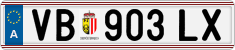 License plate of Austria, Regular plates
