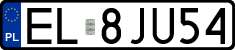 License plates of Poland, Regular car plates