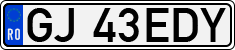 License plate of Romania, Regular plates