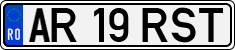 License plate of Romania, Regular plates