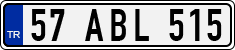 License plate of Turkey, Regular plates
