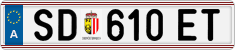 License plate of Austria, Regular plates