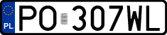 License plates of Poland, Regular car plates