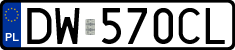 License plates of Poland, Regular car plates